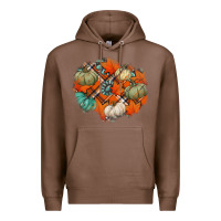 Chestnut fall autumn patches Premium Hoodie - Jasminsmagicworld