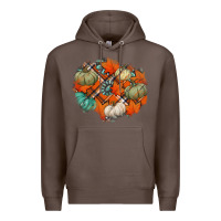 Coffee fall autumn patches Premium Hoodie - Jasminsmagicworld