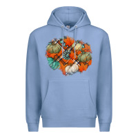Colony Blue fall autumn patches Premium Hoodie - Jasminsmagicworld