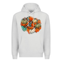 Dove Grey fall autumn patches Premium Hoodie - Jasminsmagicworld