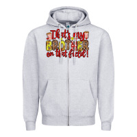 Heather Grey that s my brother on that field Zipper Hoodie - Zillion Design Studio