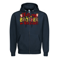 Navy that s my brother on that field Zipper Hoodie - Zillion Design Studio