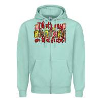 Seafoam that s my brother on that field Zipper Hoodie - Zillion Design Studio