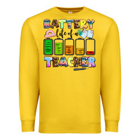 Lemon battery life of a teacher Premium Sweatshirt - AdoDesignShop