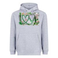 Heather Grey st.patricks love nurse Heavyweight Hoodie - RacoonDesign
