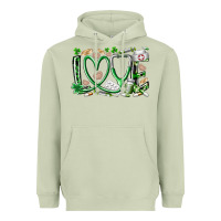 Matcha st.patricks love nurse Heavyweight Hoodie - RacoonDesign