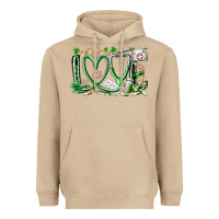 Mushroom st.patricks love nurse Heavyweight Hoodie - RacoonDesign