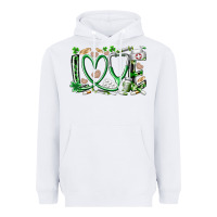 White st.patricks love nurse Heavyweight Hoodie - RacoonDesign