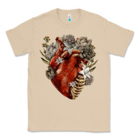Mushroom Flower anatomical heart Classic Tee - RanaPortraitStore
