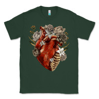 Sports Green Flower anatomical heart Classic Tee - RanaPortraitStore