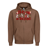 Chestnut that s my brother on that field Zipper Hoodie - Zillion Design Studio