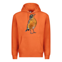 Carrot American Robin Bird Premium Hoodie - LillyAllenDesigns