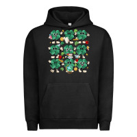 Pigment Black teacher st patrick day clovers Urban Hoodie - MaliasSmallBusiness