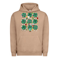 Pigment Burro teacher st patrick day clovers Urban Hoodie - MaliasSmallBusiness