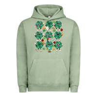 Pigment Oil Green teacher st patrick day clovers Urban Hoodie - MaliasSmallBusiness