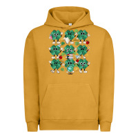 Pigment Peanut Butter teacher st patrick day clovers Urban Hoodie - MaliasSmallBusiness
