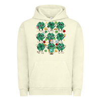 Pigment Pistachio teacher st patrick day clovers Urban Hoodie - MaliasSmallBusiness