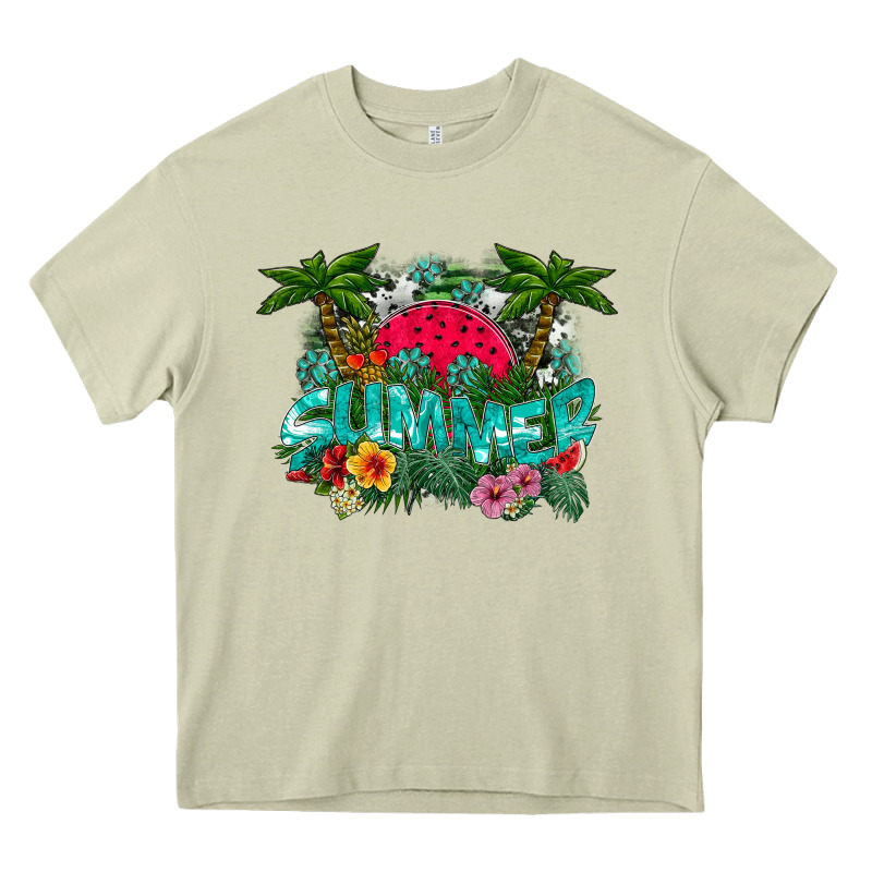 Summer Heavy Core Tee by CowhideDigitalArt | Teevron
