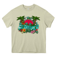 Mossy Summer Heavy Core Tee - CowhideDigitalArt