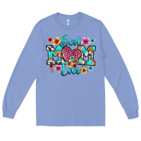 Colony Blue best mom ever Long Sleeve Tee - RanaPortraitStore