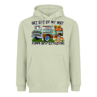 Matcha Get Out Of My Way It's Pumpkin Spice Season Heavyweight Hoodie - CowhideDigitalArt