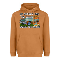 Meerkat Get Out Of My Way It's Pumpkin Spice Season Heavyweight Hoodie - CowhideDigitalArt