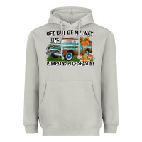 Moon Dust Get Out Of My Way It's Pumpkin Spice Season Heavyweight Hoodie - CowhideDigitalArt