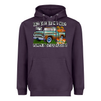 Plum Get Out Of My Way It's Pumpkin Spice Season Heavyweight Hoodie - CowhideDigitalArt