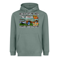 Sage Get Out Of My Way It's Pumpkin Spice Season Heavyweight Hoodie - CowhideDigitalArt