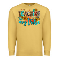 Antique Gold teaching my tribe Premium Sweatshirt - AdoDesignShop
