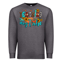 Charcoal Heather teaching my tribe Premium Sweatshirt - AdoDesignShop