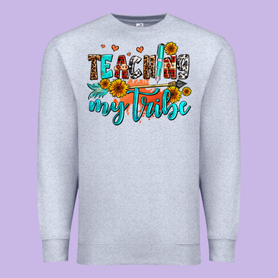 Teaching My Tribe Premium Sweatshirt Designed By Adodesignshop