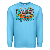 Ocean Blue teaching my tribe Premium Sweatshirt - AdoDesignShop