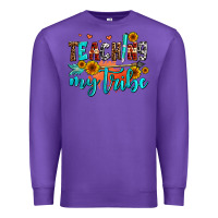 Purple teaching my tribe Premium Sweatshirt - AdoDesignShop