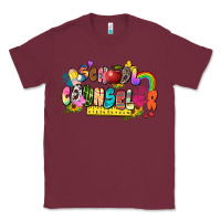 Burgundy school counselor Classic Tee - Zillion Design Studio