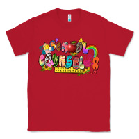 Red school counselor Classic Tee - Zillion Design Studio