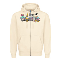 Sandshell race with teacher Zipper Hoodie - texasbilliewilder