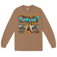 Toasted Coconut show mom horse Long Sleeve Tee - RanaPortraitStore