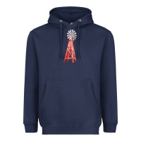 Navy windmill fa element Heavyweight Hoodie - FaDigitalArtStudio