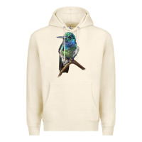 Tofu Ruby Throcuted Hummingbird Premium Hoodie - LillyAllenDesigns