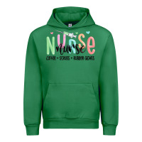Emerald coffee scrubs rubber gloves nurse Urban Hoodie - MaliasSmallBusiness