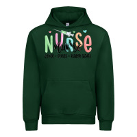 Forest Green coffee scrubs rubber gloves nurse Urban Hoodie - MaliasSmallBusiness