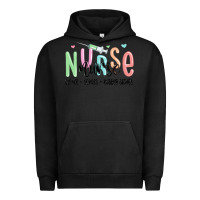 Pigment Black coffee scrubs rubber gloves nurse Urban Hoodie - MaliasSmallBusiness