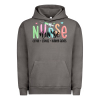 Pigment Tornado coffee scrubs rubber gloves nurse Urban Hoodie - MaliasSmallBusiness