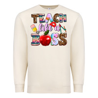 Sandshell teach like a boss Premium Sweatshirt - AdoDesignShop