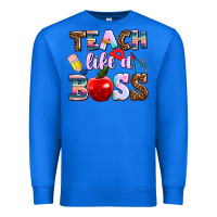 True Royal teach like a boss Premium Sweatshirt - AdoDesignShop
