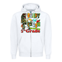 White ready to crush fifth grade Zipper Hoodie - texasbilliewilder