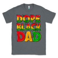 Charcoal Heather dope black dad with stars Classic Tee - texasbilliewilder