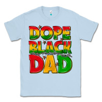 Dusty Blue dope black dad with stars Classic Tee - texasbilliewilder
