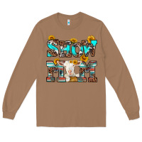 Toasted Coconut show mom goat Long Sleeve Tee - RanaPortraitStore
